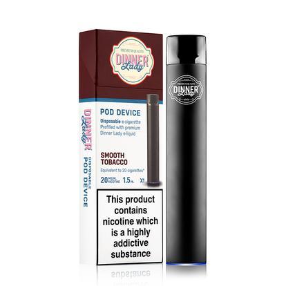 dinner lady smooth tobacco Dinner Lady Smooth Tobacco Disposable Pod DeviceIn dinner lady smooth tobacco Dinner Lady Smooth Tobacco Disposable Pod DeviceIn