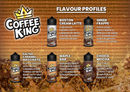 Coffee King e liquid 100ml includes 2 18mg nic shot - Edinburgh Vapes