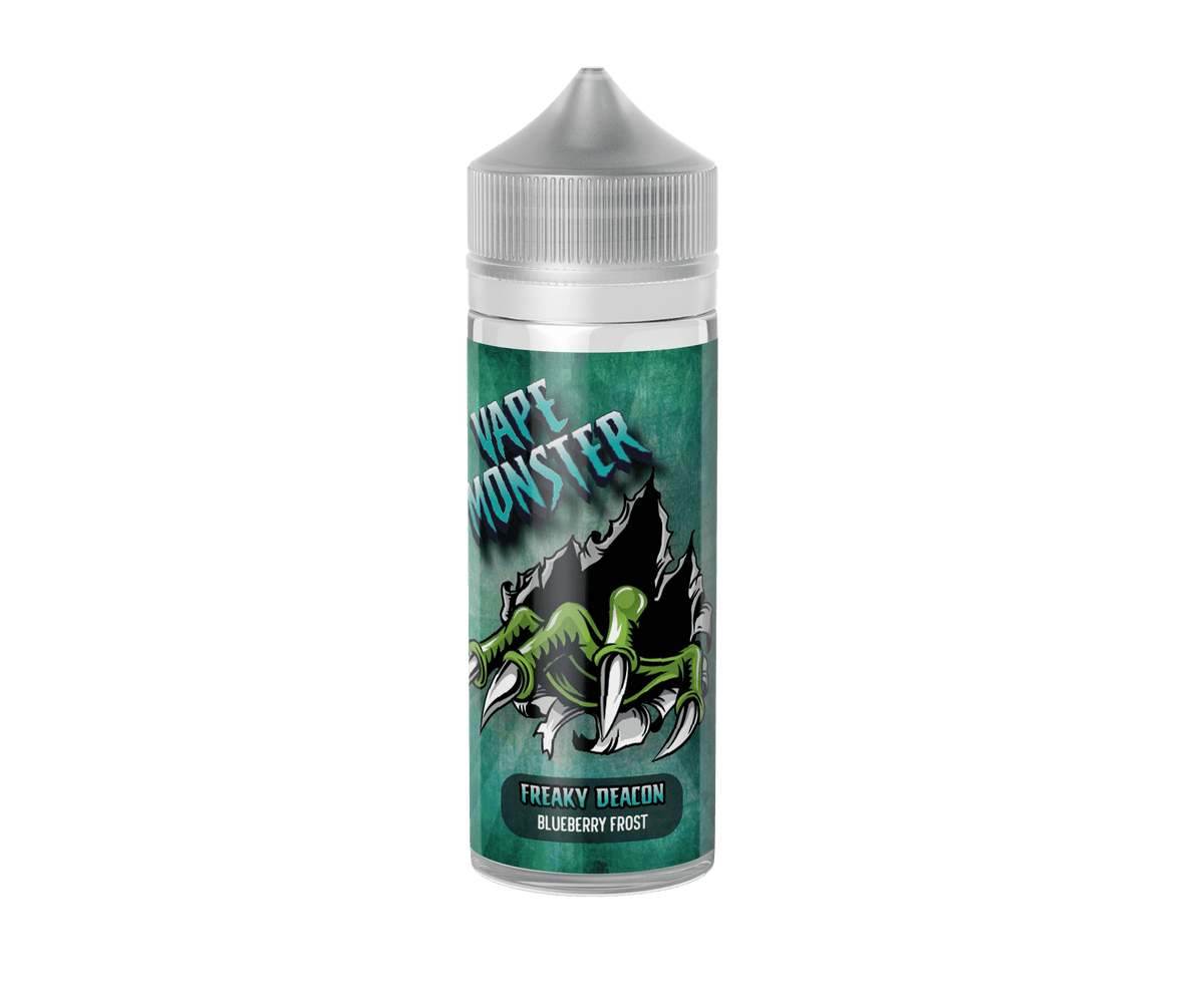 Vape Monster 100ML ELIQUID INCLUDES 2 BOTTLES OF 10 ML 18MG FREE NIC S