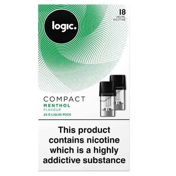 LOGIC PODS MENTHOL 12MG - Edinburgh Vapes