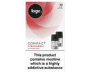 LOGIC COMPACT PODS STRAWBERRY 12MG - Edinburgh Vapes