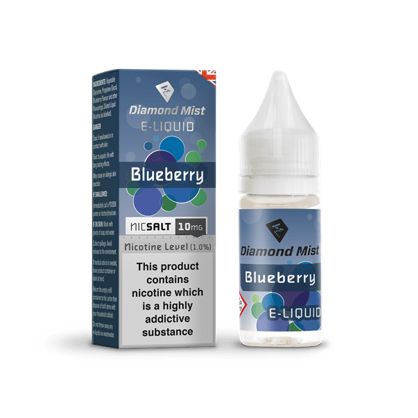 Diamond Mist Nic Salt (10ml) - Blueberry 10mg/20mg - Edinburgh Vapes