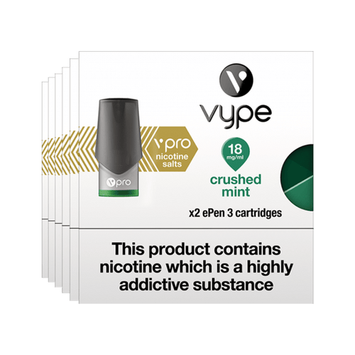 Vype ePen 3 Caps vPro Crushed Mint - Menthol - Nicotine Salts - Mentho