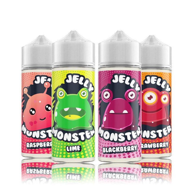 Jelly Monster 100ml e liquid includes 2 18mg 10ml nic shots - Edinburgh Vapes