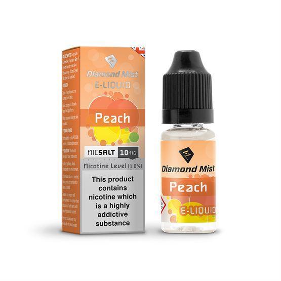 Diamond Mist Nic Salt (10ml) - Peach 10mg/20mg - Edinburgh Vapes