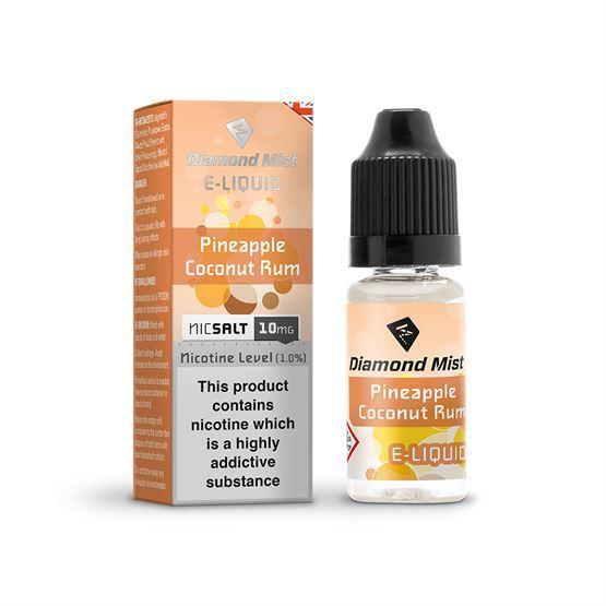 Diamond Mist Nic Salt (10ml) - Pineapple Coconut Rum 10mg/20mg - Edinburgh Vapes