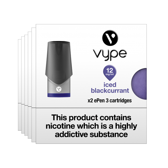 Vype ePen 3 Pods Iced Blackcurrant - Flavoured Refill - Edinburgh Vapes